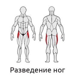 S404 Разведение ног с изменяемой нагрузкой