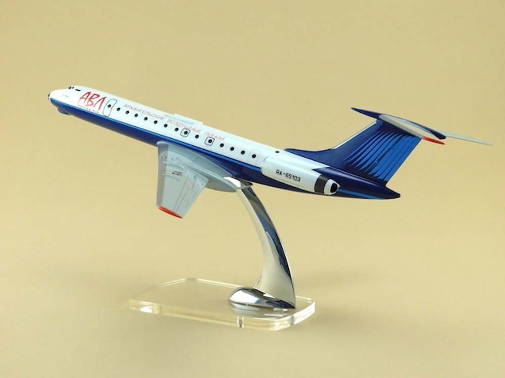 Модель самолета Ту-134А-3 (М1:100, АВЛ)