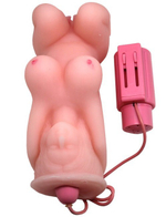 Мастурбатор в виде женского тела с голосом NICE PUSSY (Цвет: телесный)