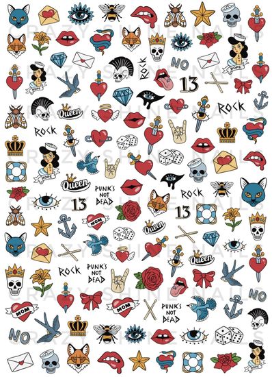 Слайдер-дизайн Crazy Shine Nails: Рок