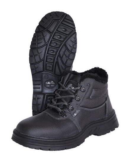 Ботинки ТИТАН, кожа, ПКП, иск. мех, Нитрил