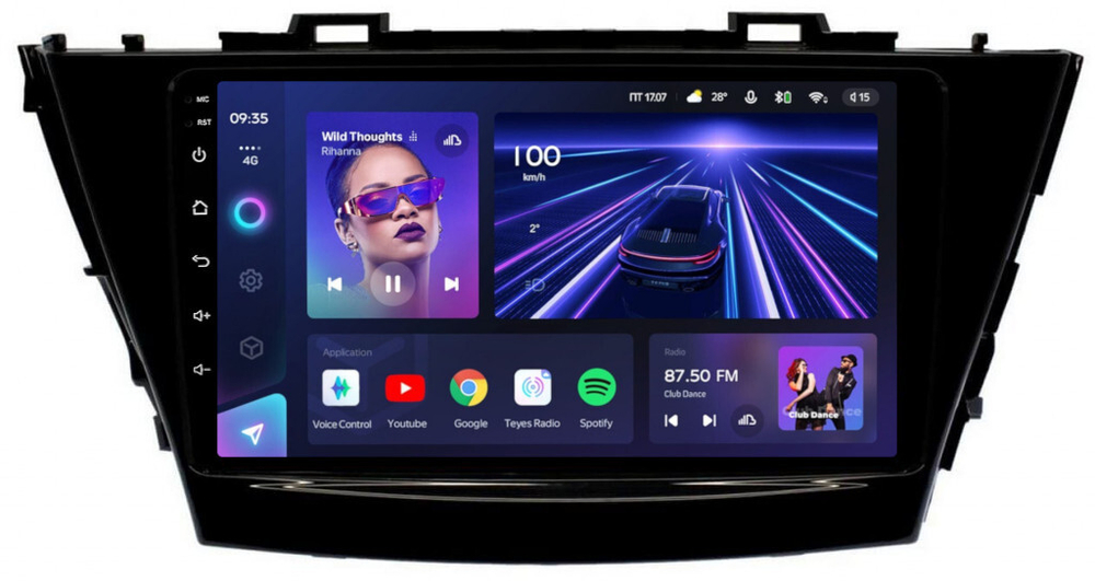 Магнитола для Toyota Prius Alpha 40 2014-2021 (правый руль) - Teyes CC3L на Android 10, 8-ядер, CarPlay, 4G SIM-слот