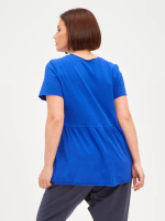 Футболка с баской оверсайз