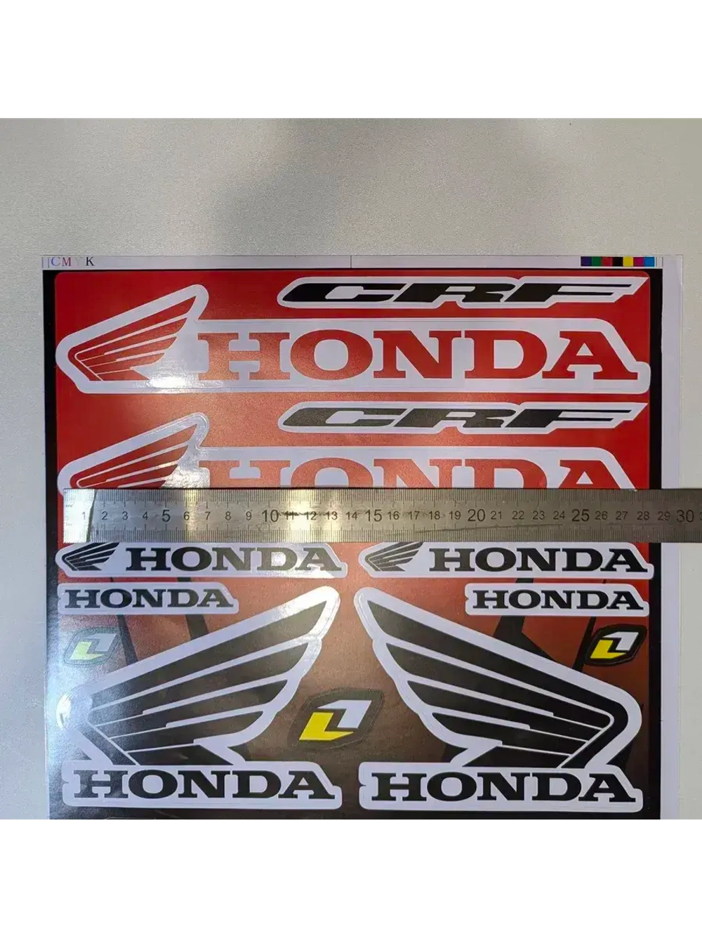 Лист наклеек для стикербомбинга мотокросс