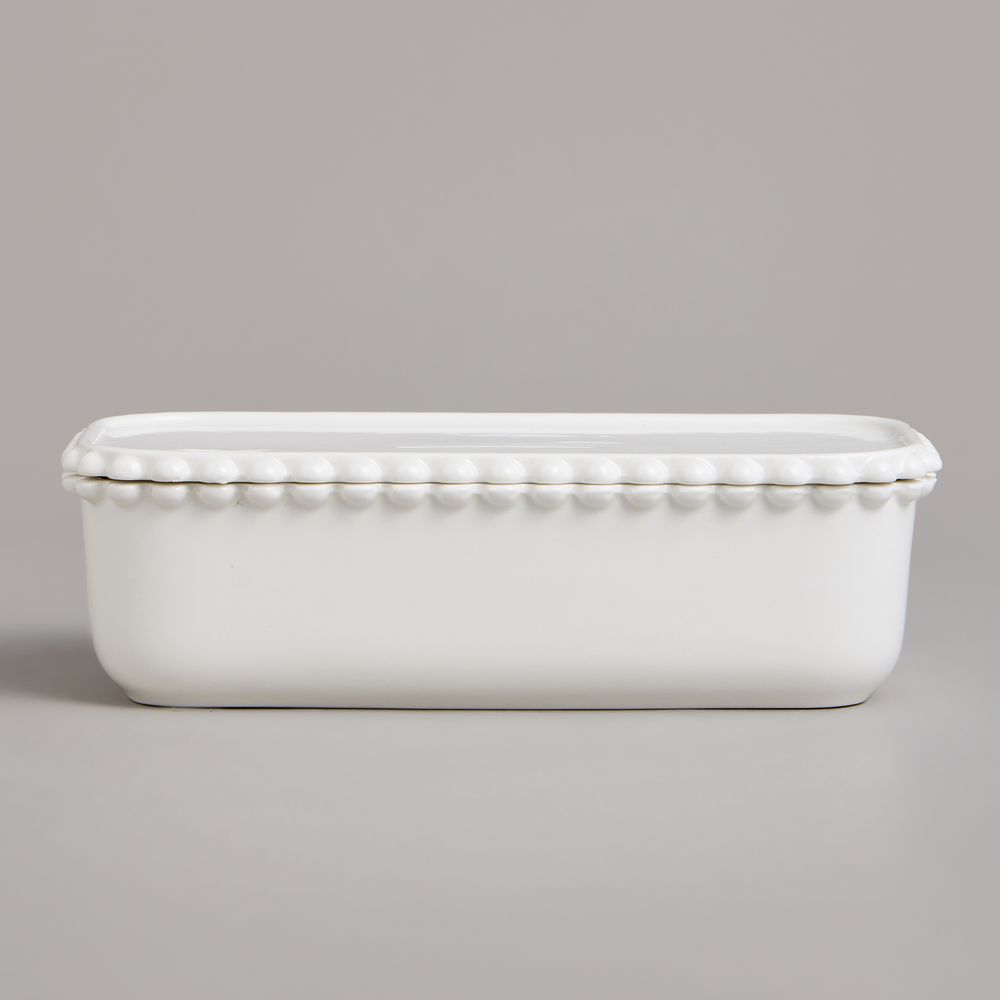 ПАШТЕТНИЦА LEFARD "PEARL" С КРЫШКОЙ ПРЯМОУГ. 18,5*9,5*5,5 СМ 400 МЛ