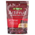 Nature's Way, ActiFruit ™, жевательные таблетки с клюквой, 500 мг, 20 жевательных таблеток