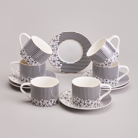 ЧАЙНЫЙ НАБОР LEFARD "TOP STYLE" НА 6 ПЕР. 12 ПР. 250 МЛ