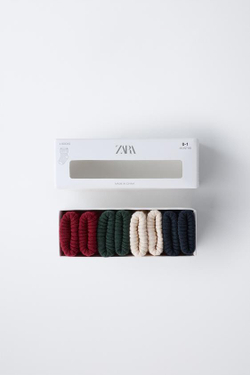 ZARA НАБОР ИЗ 4 ЦВЕТНЫХ НОСКОВ В КОРОБКЕ, РАЗНОЦВЕТНЫЙ