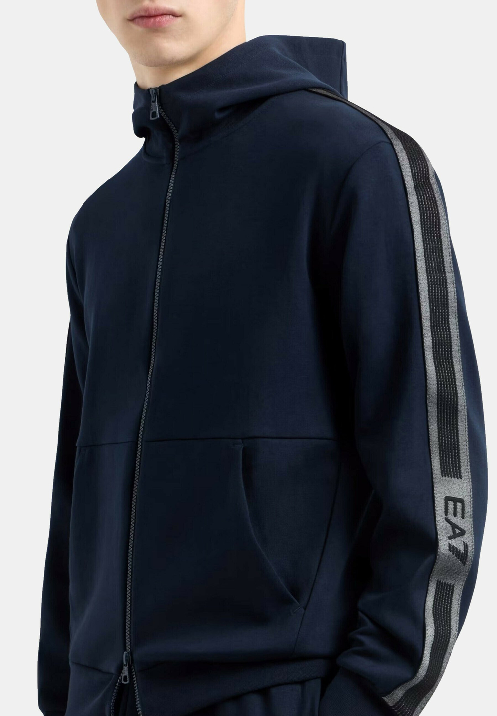 EA7 Emporio Armani Толстовка на молнии - Синий