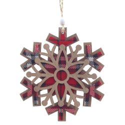 GAEM Украшение новогоднее "Снежинка", L10 W0,5 H11 см, 3в.