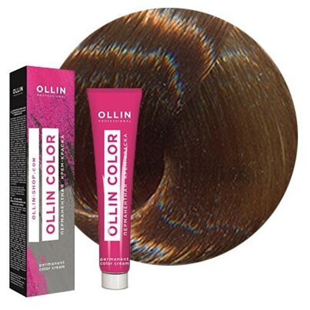 OLLIN COLOR 8/73 светло-русый коричнево-золотистый 100 мл Перманентная крем-краска для волос
