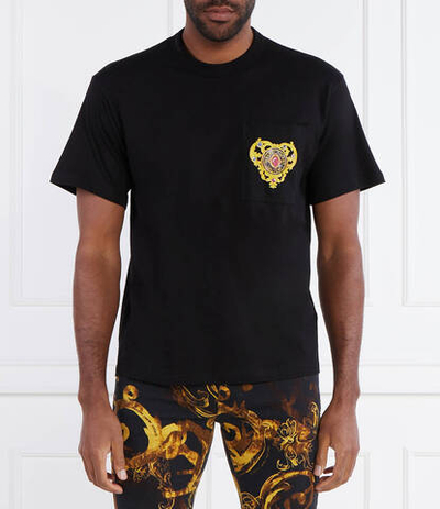 Футболка Versace Jeans Couture - черный(76GAHL01CJ01L)