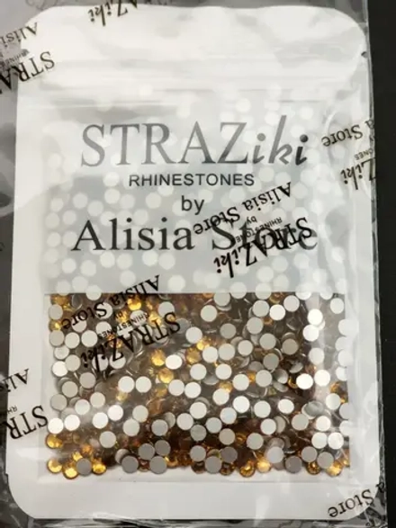 Стразы холодной фиксации стекло ss16 Lt. C. Topaz