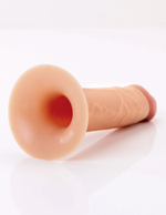 Телесный пустотелый фаллопротез 5’’ Hollow Silicone Strap-On - 14 см.