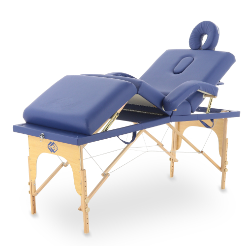 Массажный стол складной деревянный Med-Mos JF-Tapered (МСТ-141) 4-х секционный (РУ)