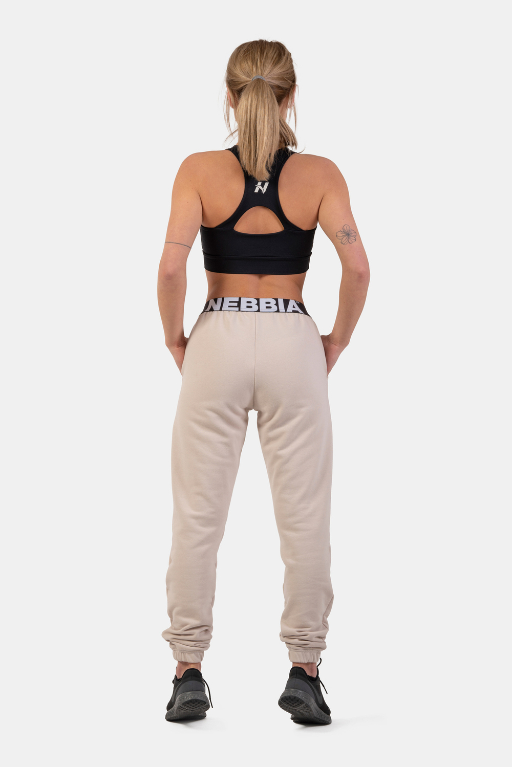 Брюки ICONIC MID-WAIST SWEATPANTS 408 Кремовые