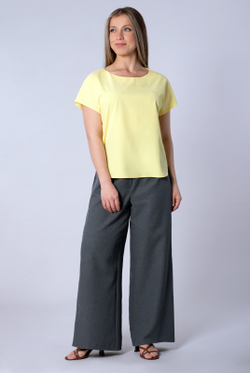 Блузка женская 3256ЗПк, желтый #476Жел093256зпк