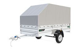 Тент + каркас на прицеп 3515- 03 (05) скошенный