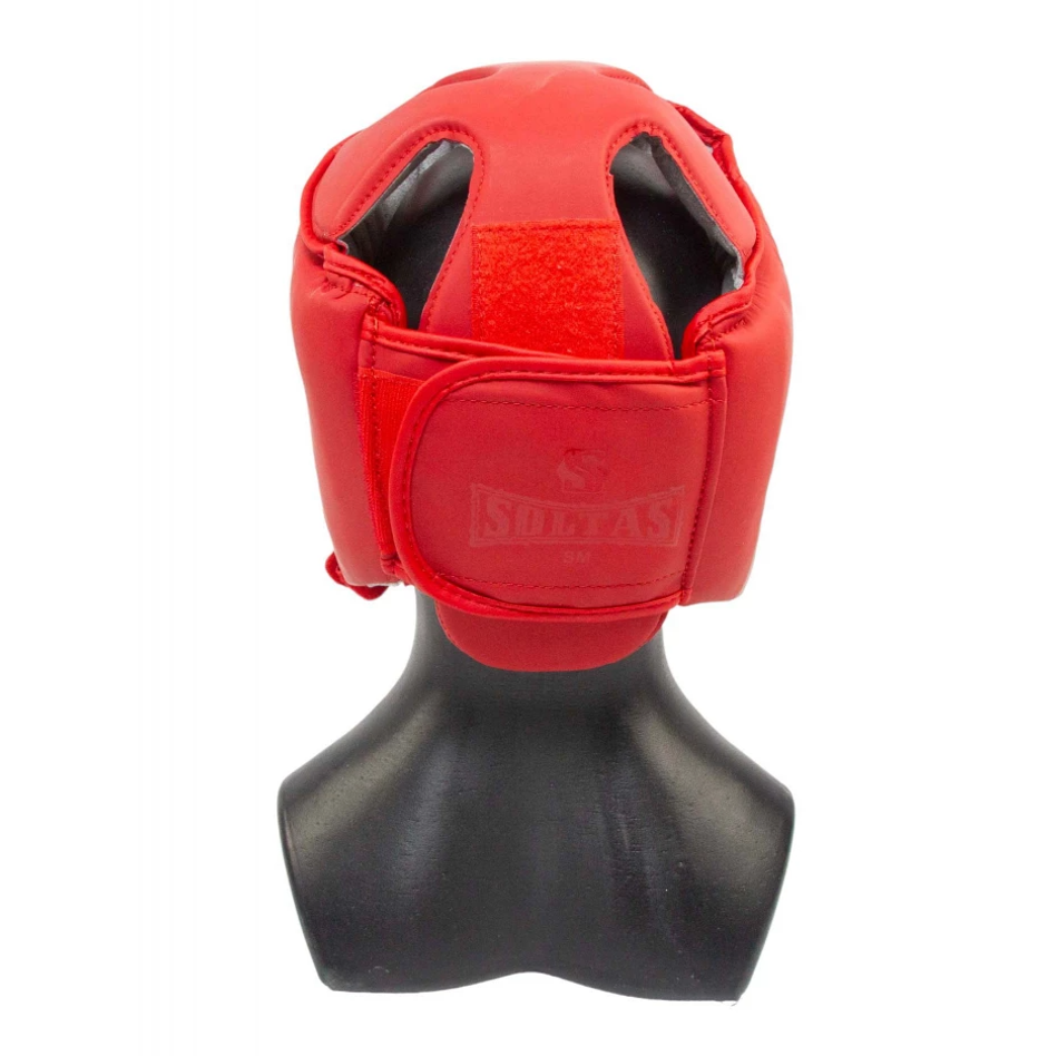 Шлем боксерский SOLTAS, открытый, красный, DX TOP SOFT MATT