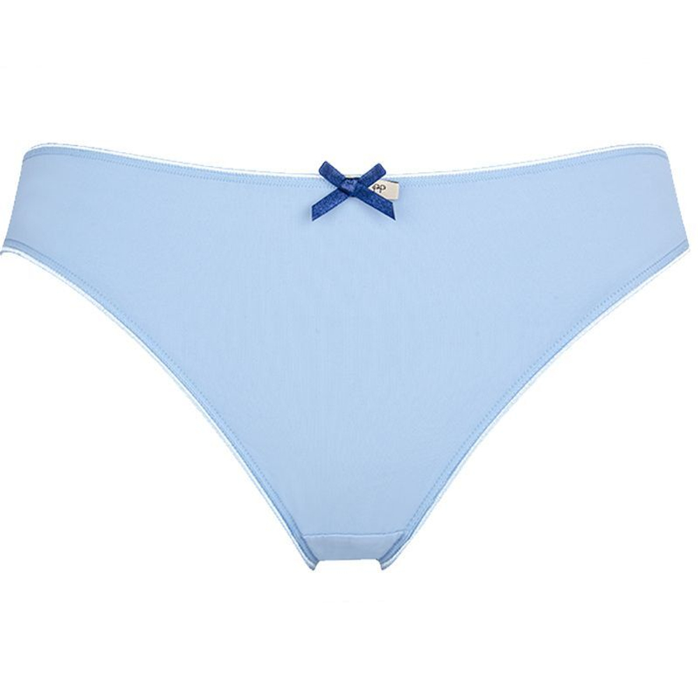 Набор из 3 сине-голубых трусиков-слип Olivia (Размер: L) (Цвет: синий с голубым)