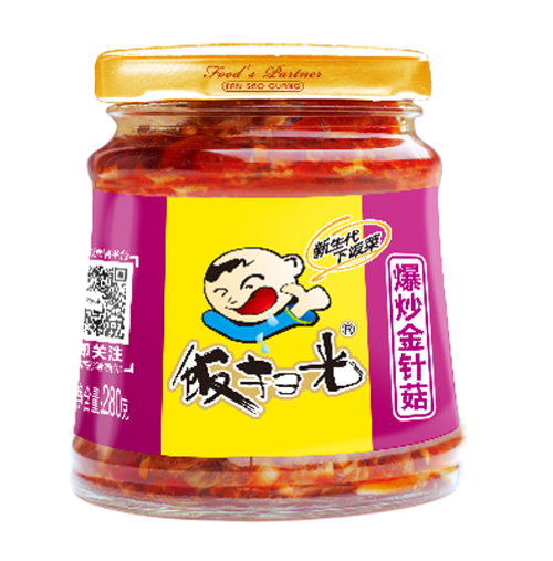 Грибы Эноки Fansaoguang в соусе, 280 г