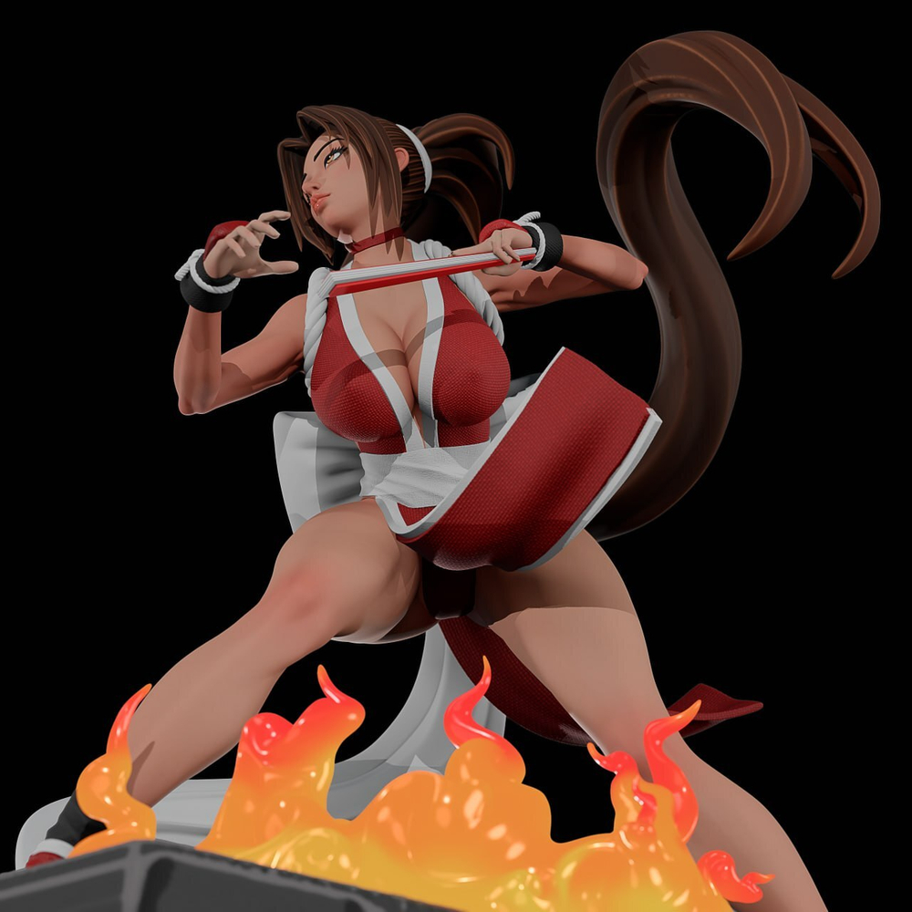 Май Сирануй Король бойцов Фатальная ярость Mai Shiranui King of Fighters Fatal Fury Фигурка