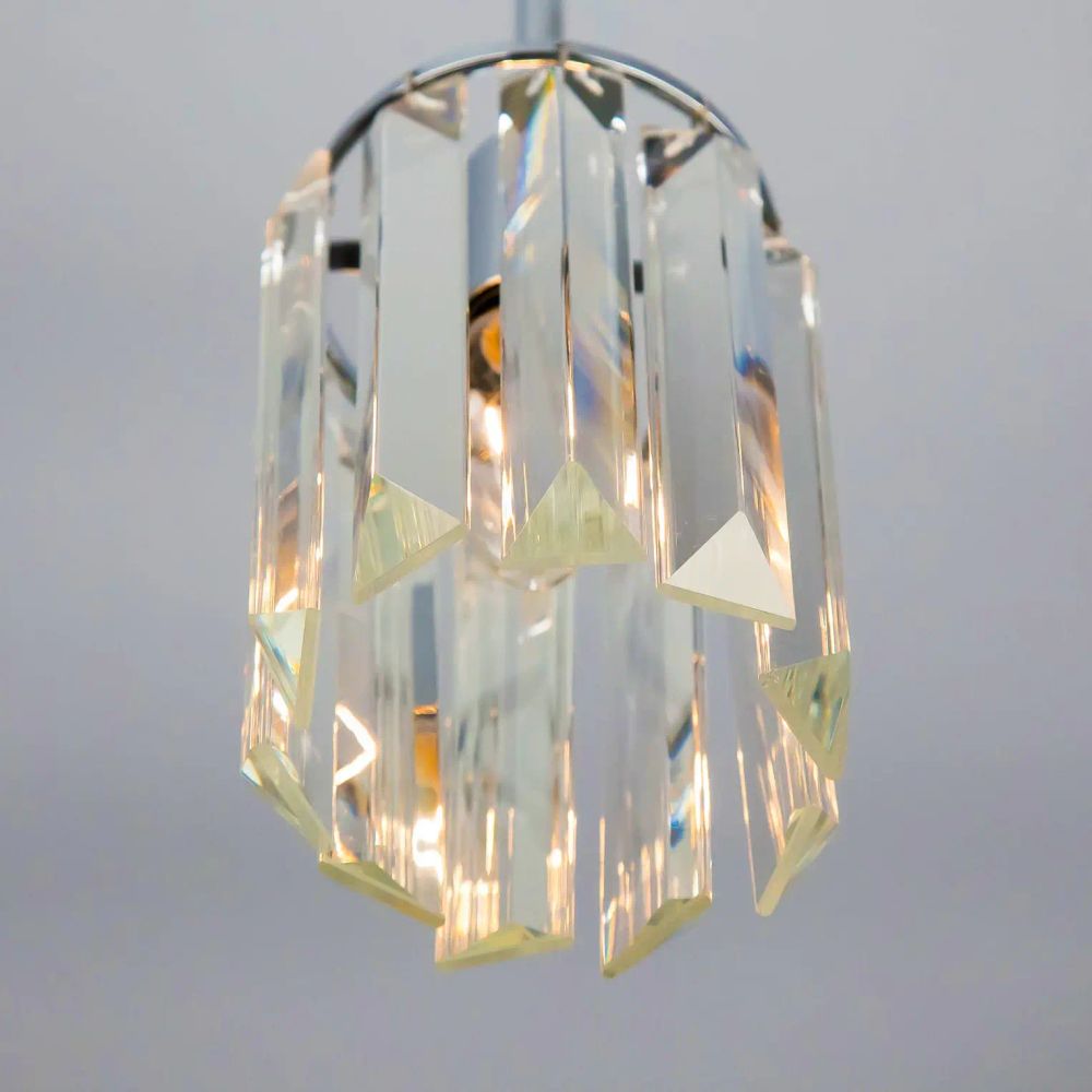 Citilux Синди CL330111 Подвесной хрустальный светильник Хром