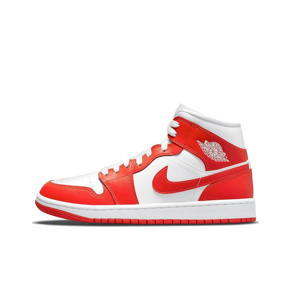 Кроссовки Air Jordan 1 Mid Habanero Red
