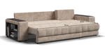Угловой диван BOSS 3.0 XL велюр Alkantara пепел