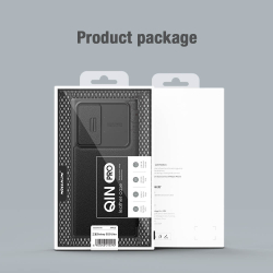 Чехол-книжка Nillkin Leather Qin Pro Plain для Samsung Galaxy S22 Ultra