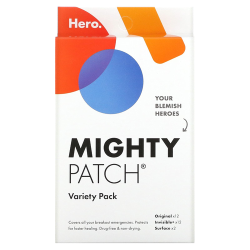 Hero Cosmetics, Mighty Patch®, набор разных вкусов, 26 патчей