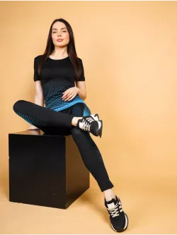 Леггинсы спортивные лосины тайтсы утягивающие пушап