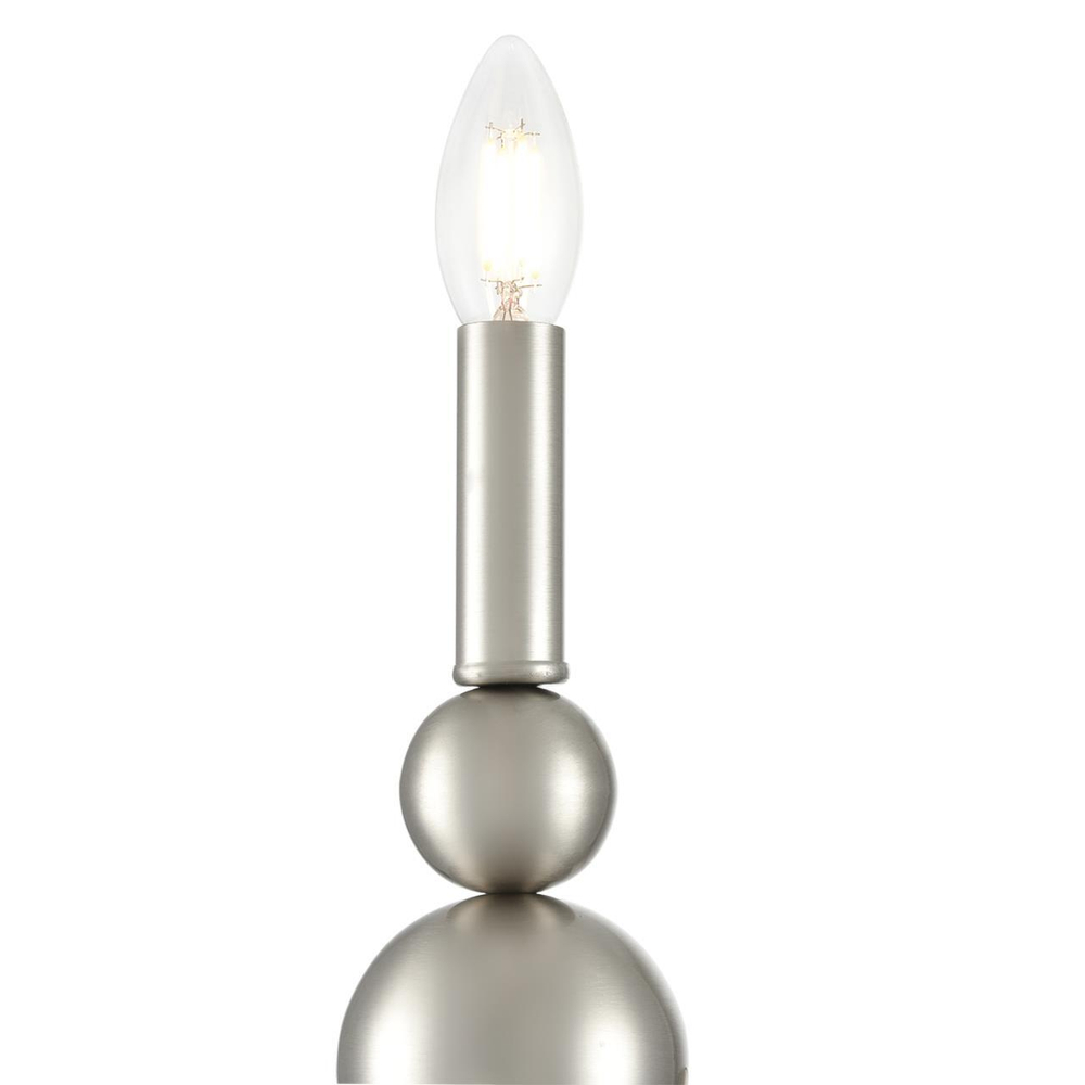 8107/1W MODERNI LN26 никель, металл Бра E14 1*40W 220V NANA