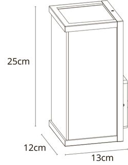 Уличный настенный светильник Arte Lamp