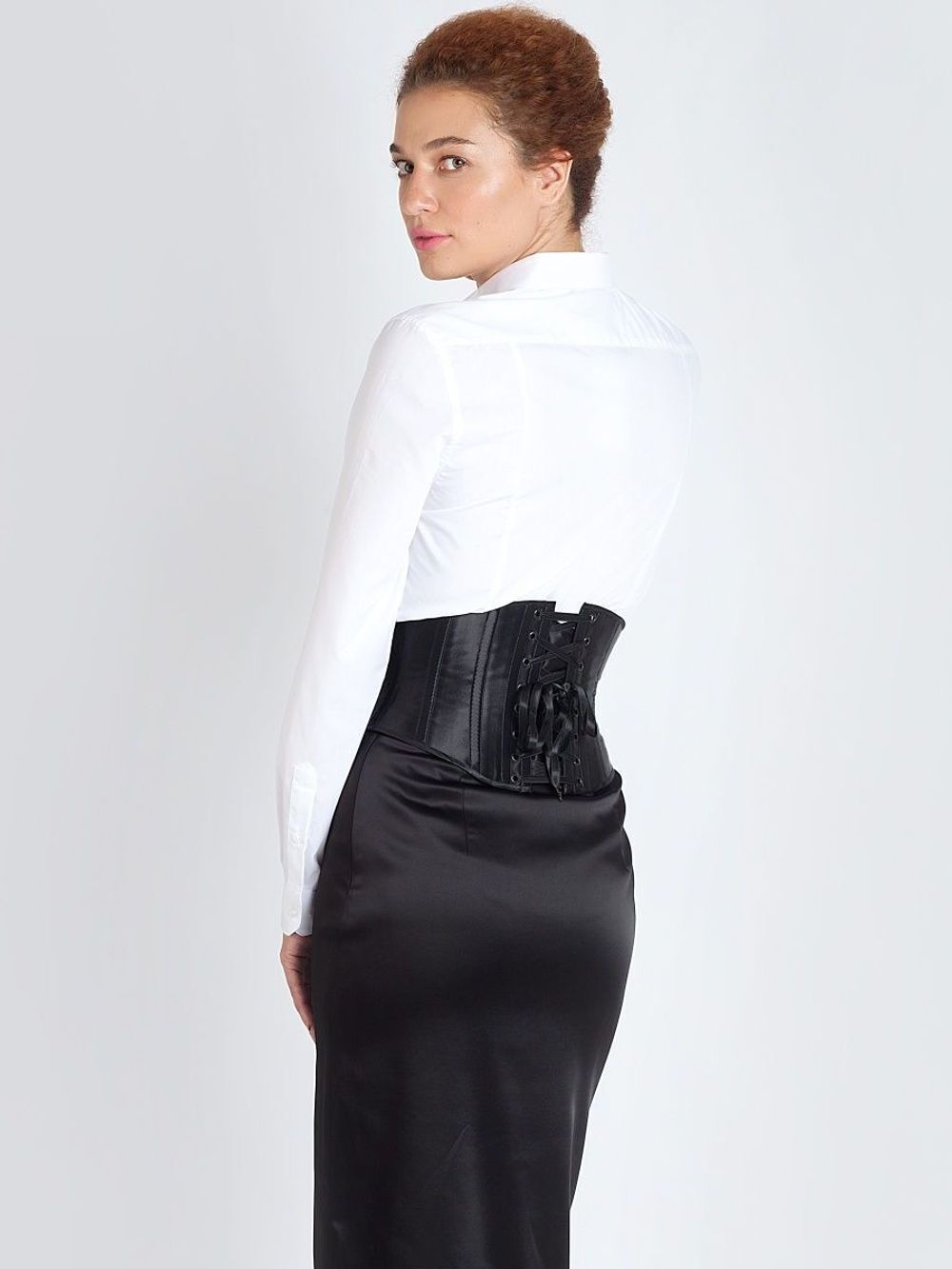 Шелковый аксессуарный корсет