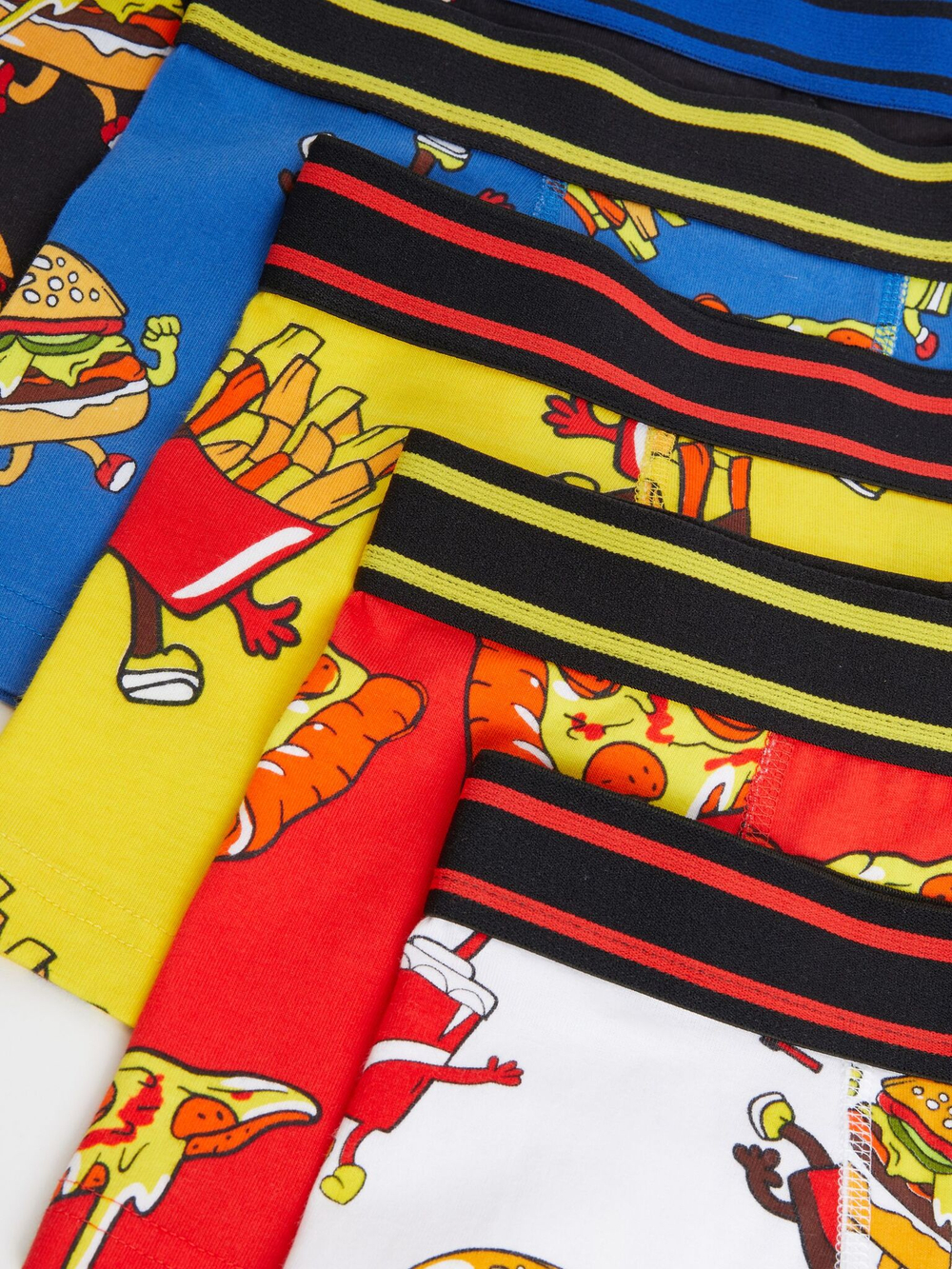 Трусы для мальчика Next N34-007, 5 шт., Красный, Желтый, Синий