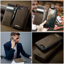 Чехол-кошелек CaseMe 2 in 1 MagSafe iPhone 16E
