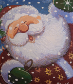 Декоративный гобеленовый чехол для интерьерной подушки Новогоднее чудо 38*38