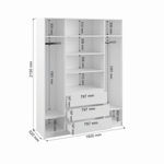 Шкаф 4-х створчатый Мадера