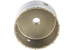 Буровая коронка, M22 х 115 мм, серый