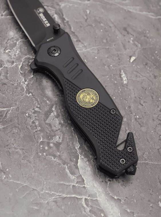 Выкидной нож тактический BOKER Черный