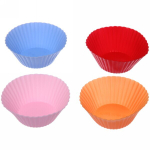 Форма силиконовая «Кекс» 4шт 7,5*3,3см