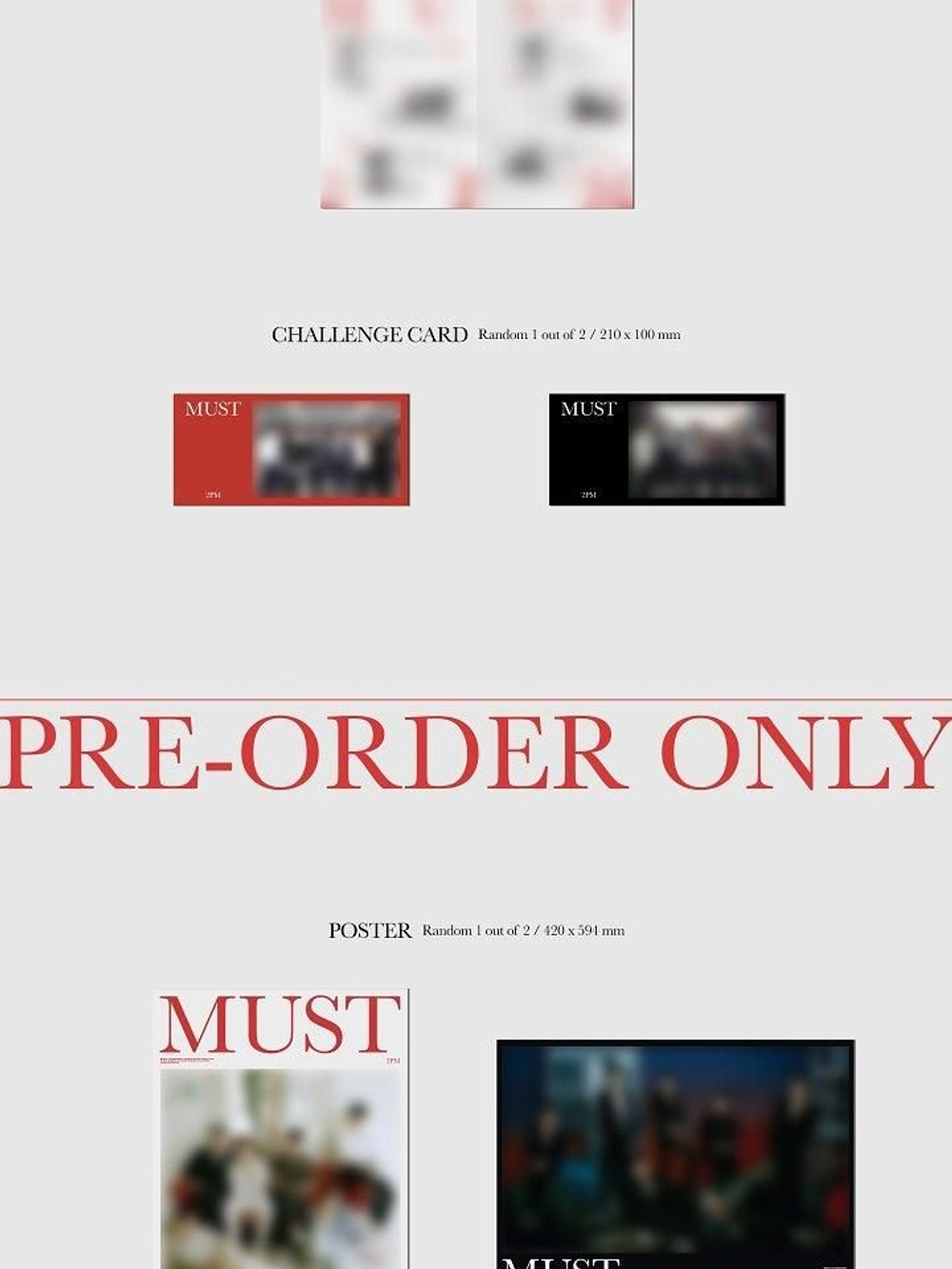 Альбом 2PM - MUST 7th Album RANDOM Version