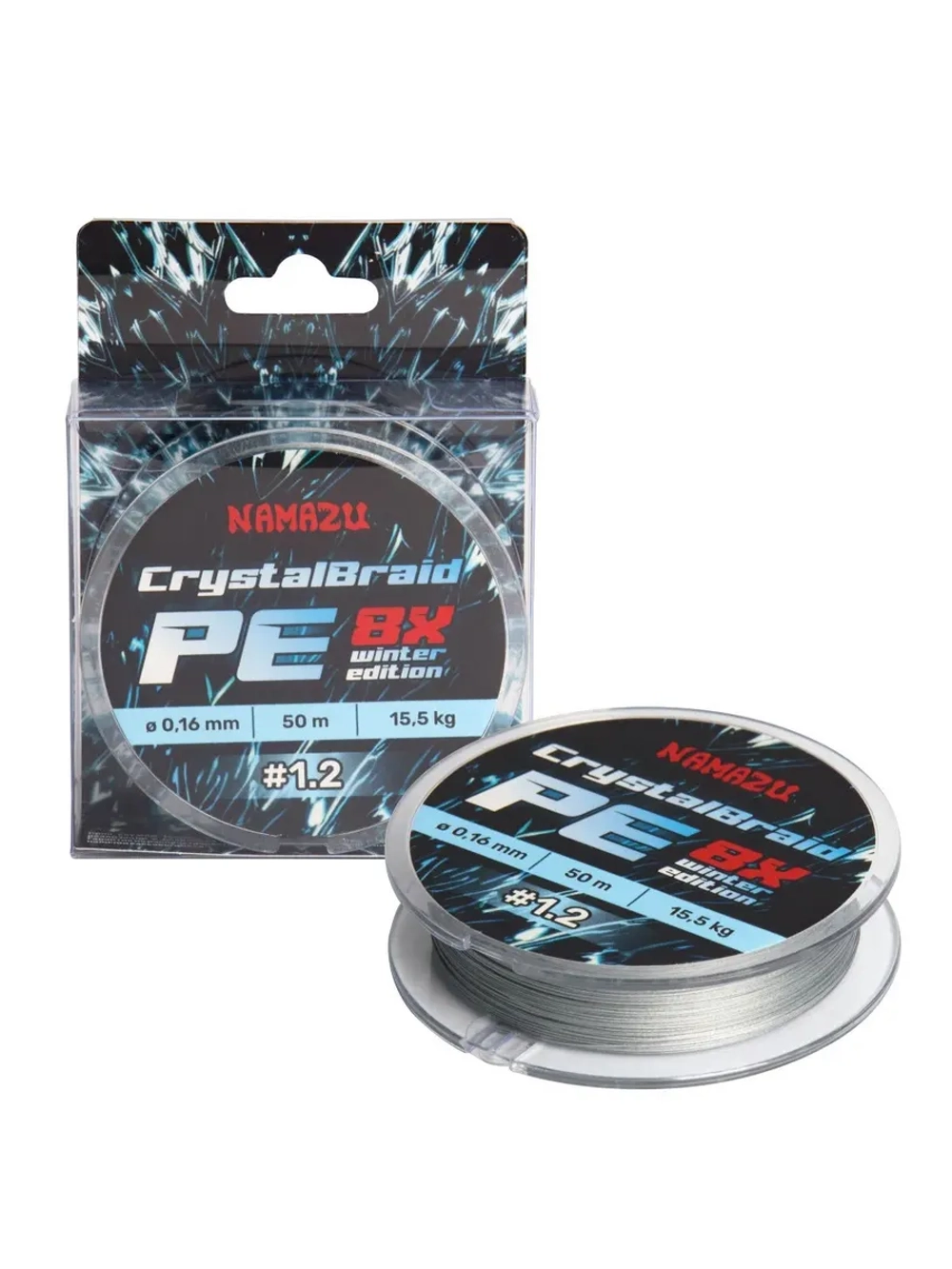Шнур плетеный CrystalBraid PE 8Х