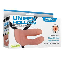 Полый страпон для двойного проникновения Unisex Hollow