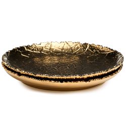 НАБОР ТАРЕЛОК ЗАКУСОЧНЫХ LEFARD "CHARM" 2 ШТ. 19*2,5 СМ (ЗОЛОТО)