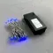Светодиодная гирлянда 5 м., 3 батарейки типа D 4.5V, 50 LED ламп синего цвета, таймер, прозрачный провод, LTC (EST50-4W10-8B)