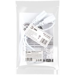 Кабель соединительный для линейного светильника ЭРА C5-С5-0,5 3-pin 0,5 м коннекторы IEC C5-IEC C5