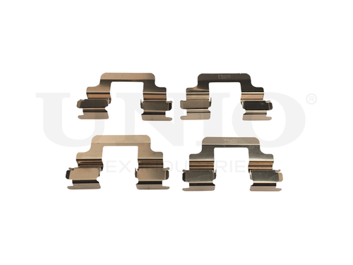 Комплект установочный передних/задних тормозных колодок UNIO BRK-40034