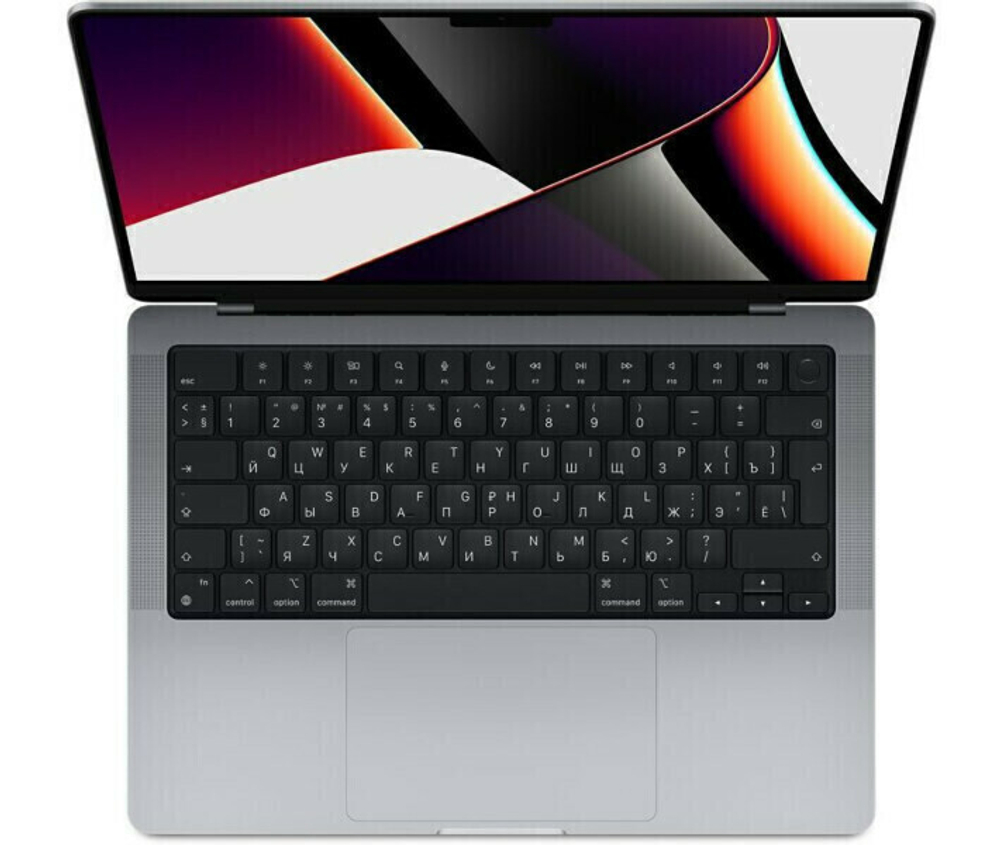 14.2" Ноутбук Apple Macbook Pro Late 2021 (3024x1964, Apple M1 Pro, RAM 16 ГБ, SSD 1 ТБ, Apple graphics 16-core), MKGQ3LL/A, серый космос